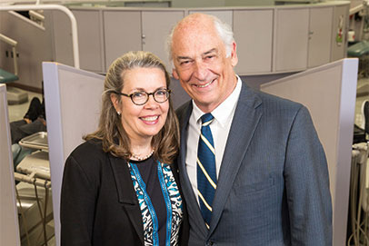Dennis A. Clements III ’72M (MD) and his wife, Dr. Martha Ann Keels. Link to their story. 